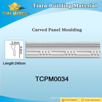 Alta calidad nueva moderna PU Pu molde decorativo de pared TCPM034